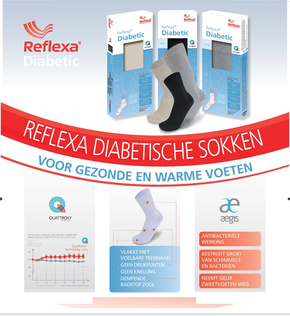 Niet modieus Doorbraak zoeken Niet knellende Reflexa (Diabetische) dunne Sokken – Regina's Voetensalon